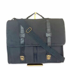YSL Messenger Navy/Black Nylon Shoulder Bag Crossbody Parfums UNISEX